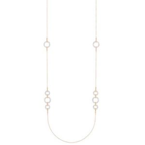 Swarovski Rose Gold Long Necklace